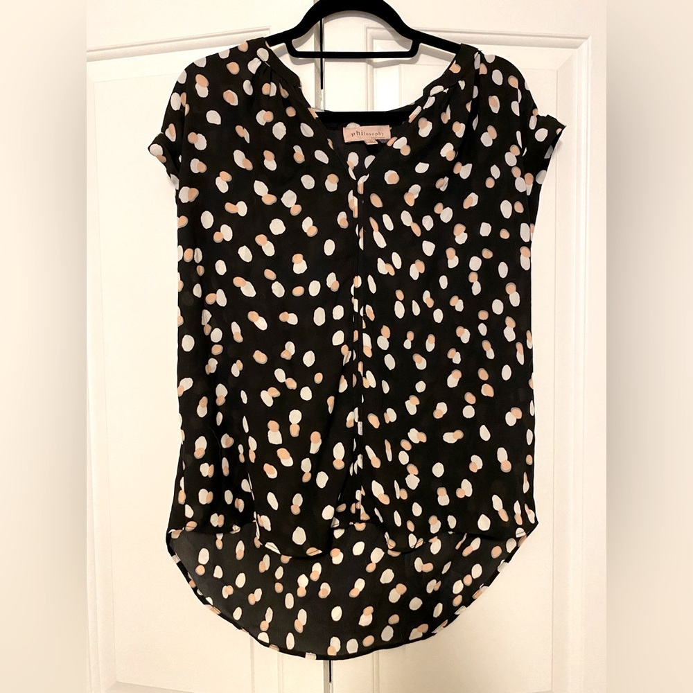 Philosophy women’s short sleeve blouse